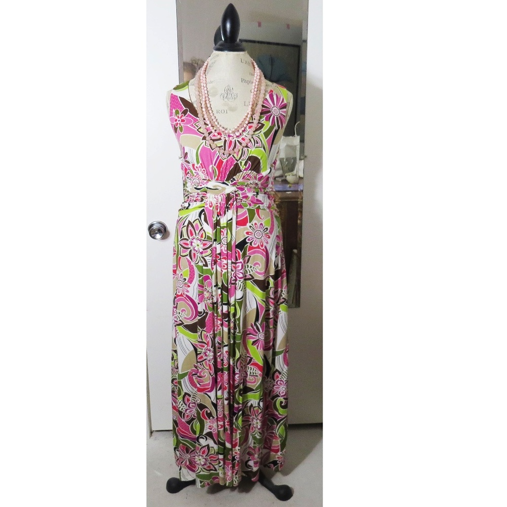 Beautiful Christina Dress Floral Maxi Dress Medium